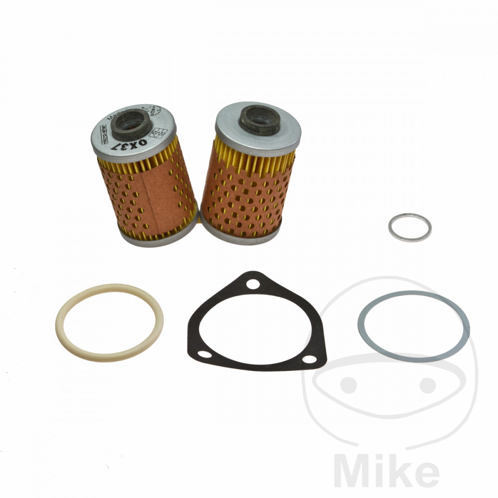 Filtro dell'olio Mahle + guarnizione per modelli senza radiatore dell'olio 2 pezzi per BMW R 45 60 65 75 80 90 100