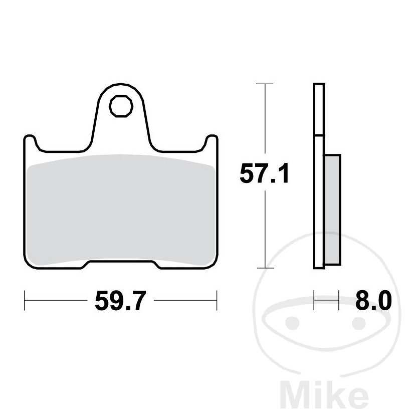 Standard Rear Brake Pad TRW for BMW M1000RR