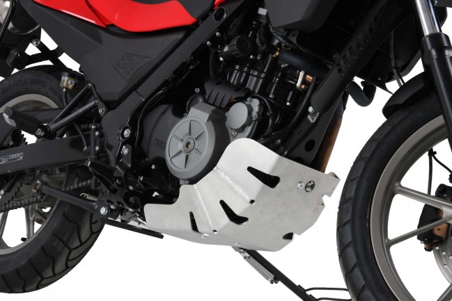 Placa de protección del motor de aluminio Hepco&Becker para BMW G650GS (2011-2016) Sertao (2012-2016)