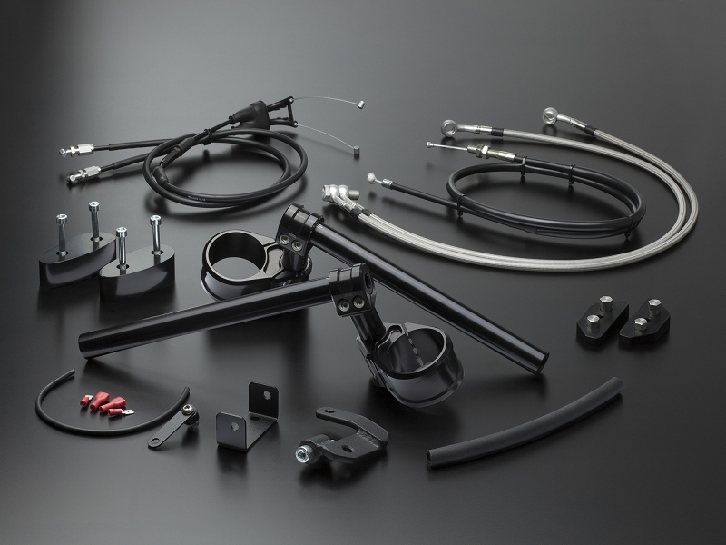 Kit manubrio multiClip Tour Ø55 mm nero per BMW RnineT 2014-16