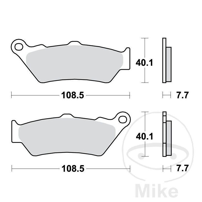 BMW K 1600 GT GTL Bagger Brake Pad Rear Sinter TRW R 1250 R RS RT GS