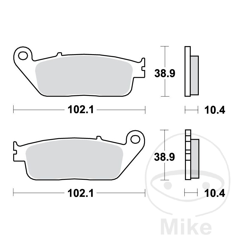 BMW C 600 650 GT Sport Evolution Brake Pads Standard TRW