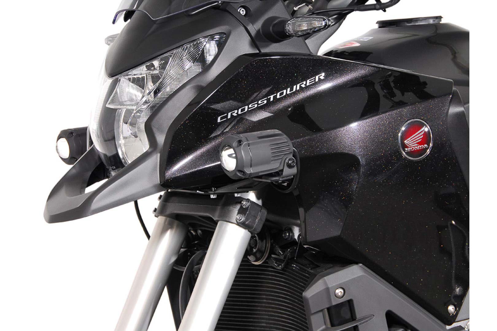 SW-Motech Mount for Additional Headlight Black for Honda Crosstourer (11-)