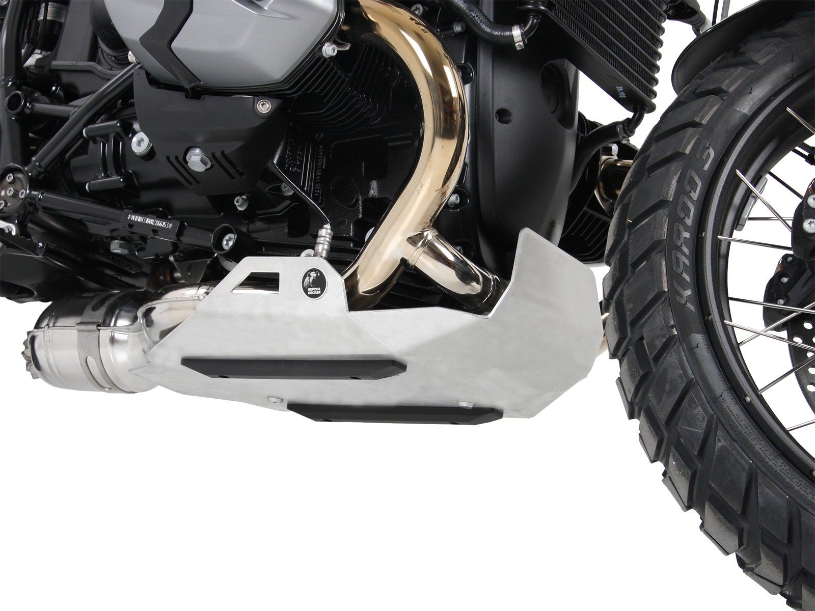 Plaque de protection moteur en aluminium Hepco&Becker pour BMW R nineT Scrambler (2016-)