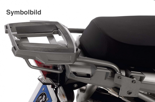 Alurack Top Case Carrier Combination without Original Luggage Rack black for BMW R1200GS (2008-2012)