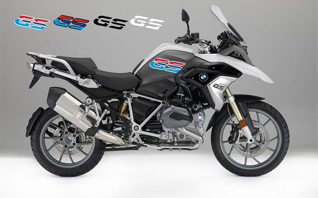 Juego de adhesivos de 2 piezas "Logo GS" derecho+izquierdo para BMW R1250GS