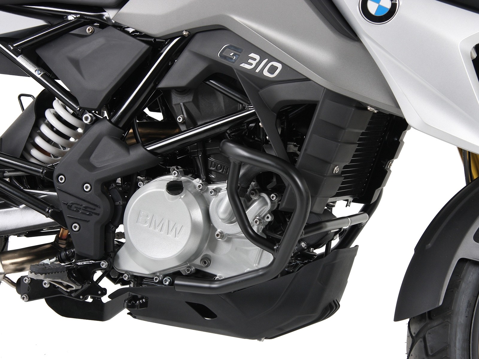 Barre di protezione motore Hepco&Becker nere per BMW G310GS 2017-