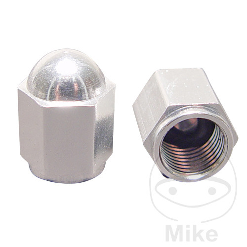 Aluminum Valve Cap Silver JMP for BMW G310 R GS F850GS + Adventure K1600 GTL GT + Sport Bagger