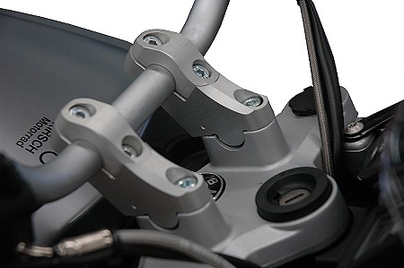 Adaptador de manillar Rohrlenker Superbike elevación 50mm con ABE para BMW R1150GS