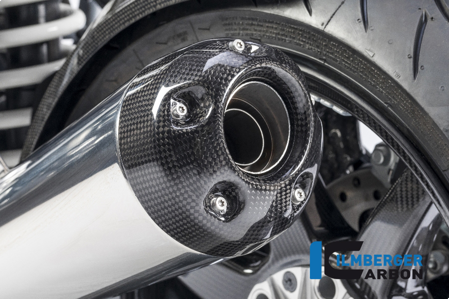 Capuchon en carbone pour silencieux arrière pour BMW R nineT Racer + Urban G/S