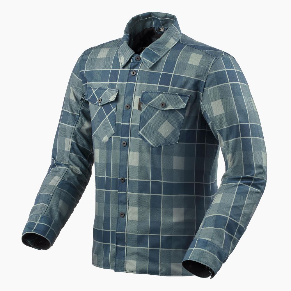 Revit Camicia da Moto Overshirt Bison 2 H2O