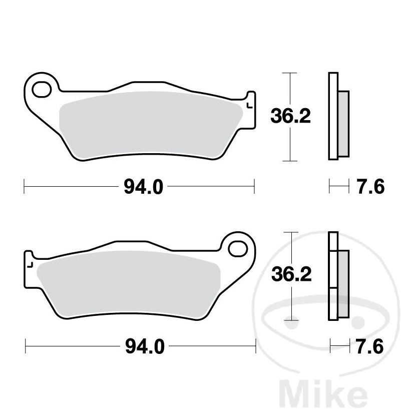 BMW F750GS F850GS + Adventure G450X Brake Pad Sinter RSI TRW