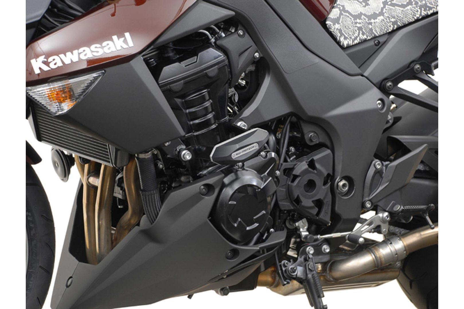 SW-Motech Crash Pad - Black Kit for Kawasaki Z 1000 (10-)