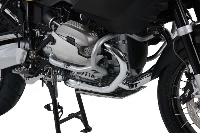 Barre di protezione motore Hepco&Becker argento per BMW R1200GS (2004-2012)