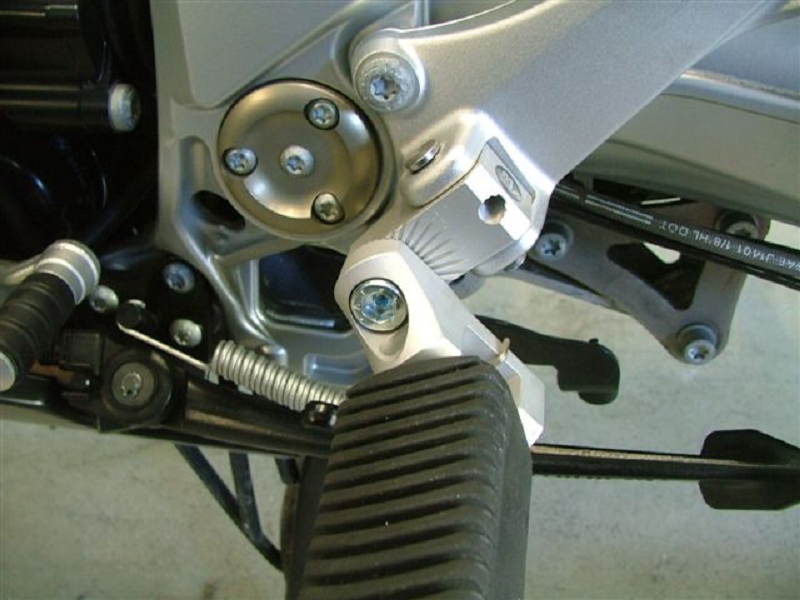 Bajo soporte de estribo ajustable 40mm ABE para BMW K1200GT desde 2006