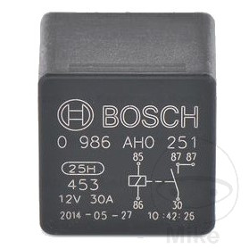 Relé multifuncional Bosch 12V 30A 5 pines para BMW R100S R100RT R100RS R100CS R75/7