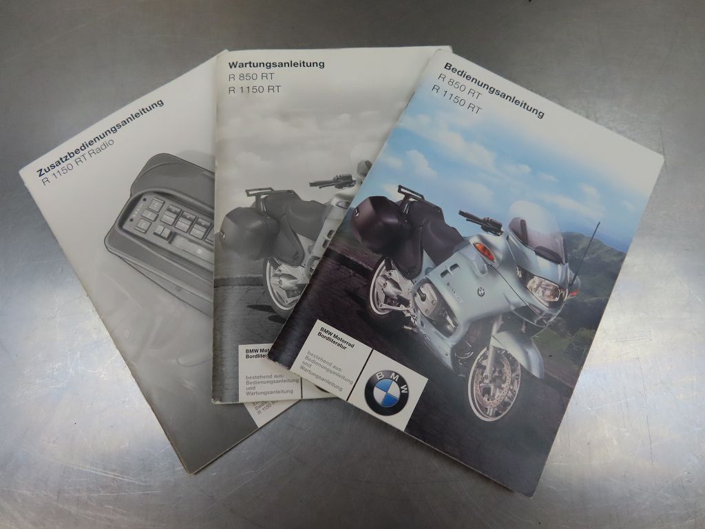 Manuale di Manutenzione Manuale Operativo Manuale Utente Radio Tedesco per BMW R1150RT R850RT