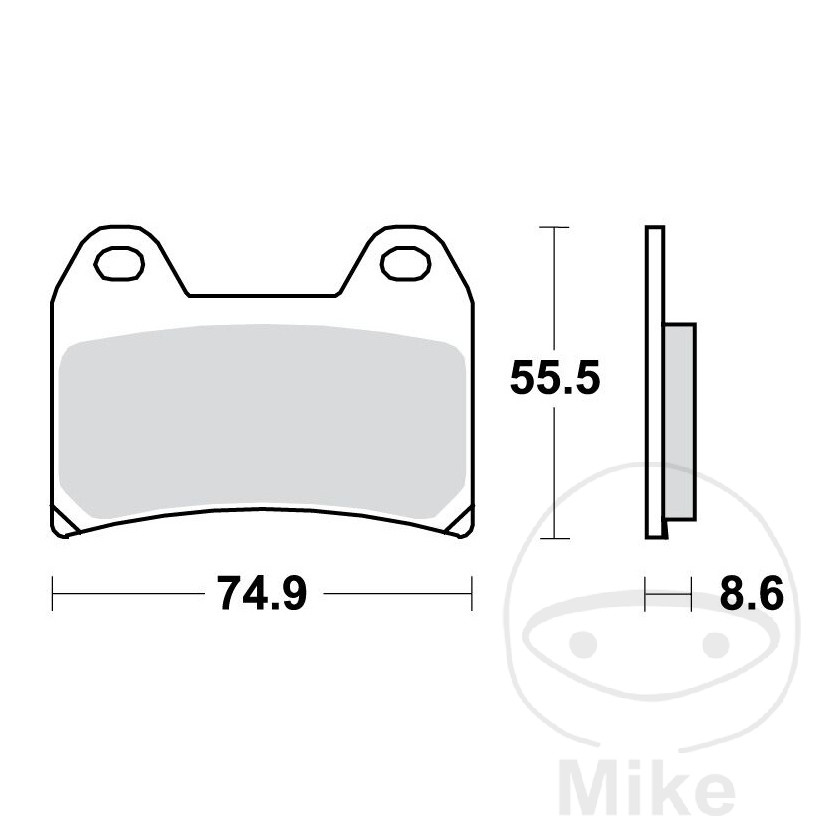 BMW R nineT Pure Racer Scrambler Urban G/S Brake Pad Standard TRW