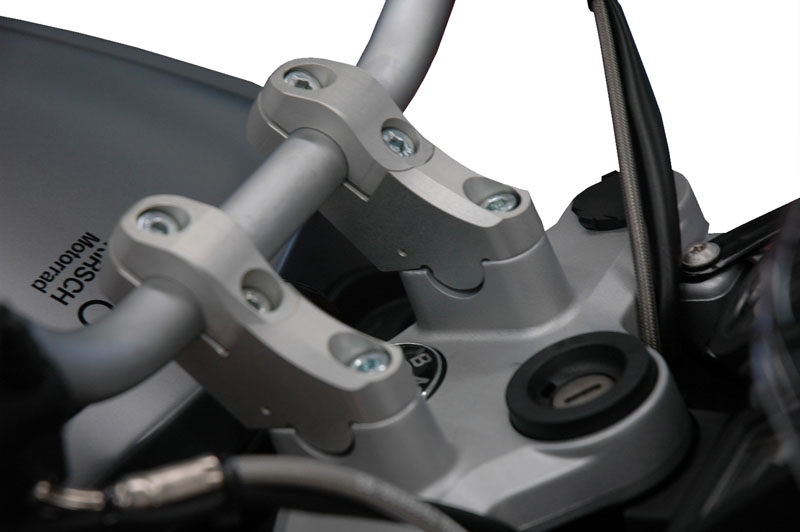 Adaptador de manillar Superbike con aumento y ABE para BMW R1200GS LC + R1250GS