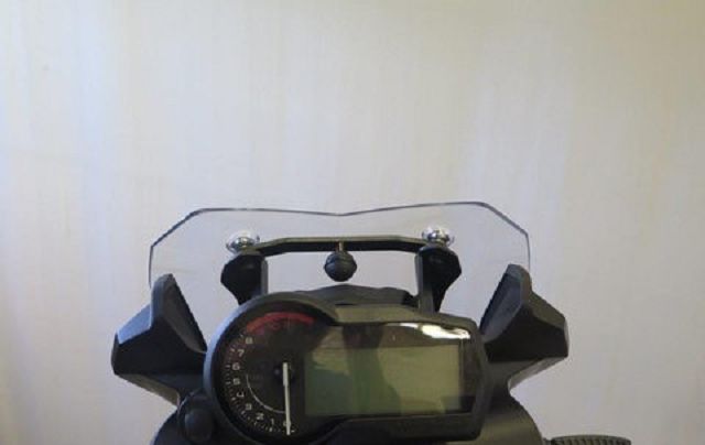 Navigation Mount Device Holder for BMW F750GS with Small Windshield L=216MM