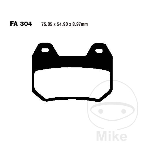 BMW K1200LT R1200CL Rear Brake Pad Standard EBC