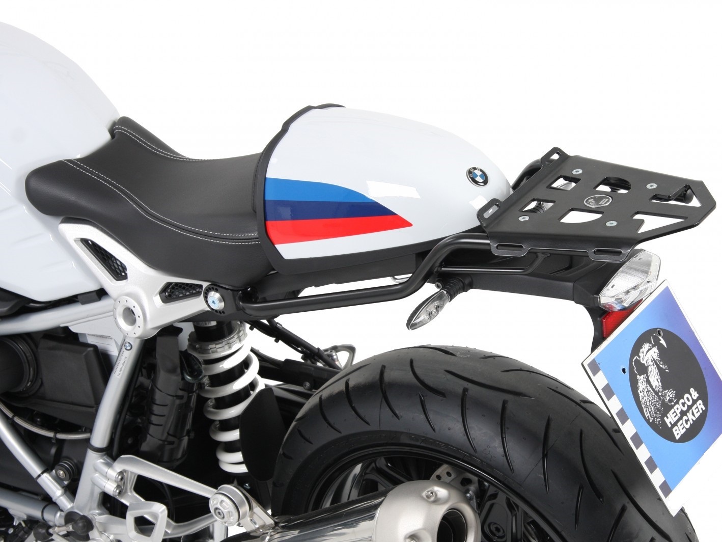 Hepco&Becker Minirack Softbagage Porte-bagages arrière noir pour BMW R nineT Racer 2017-2023