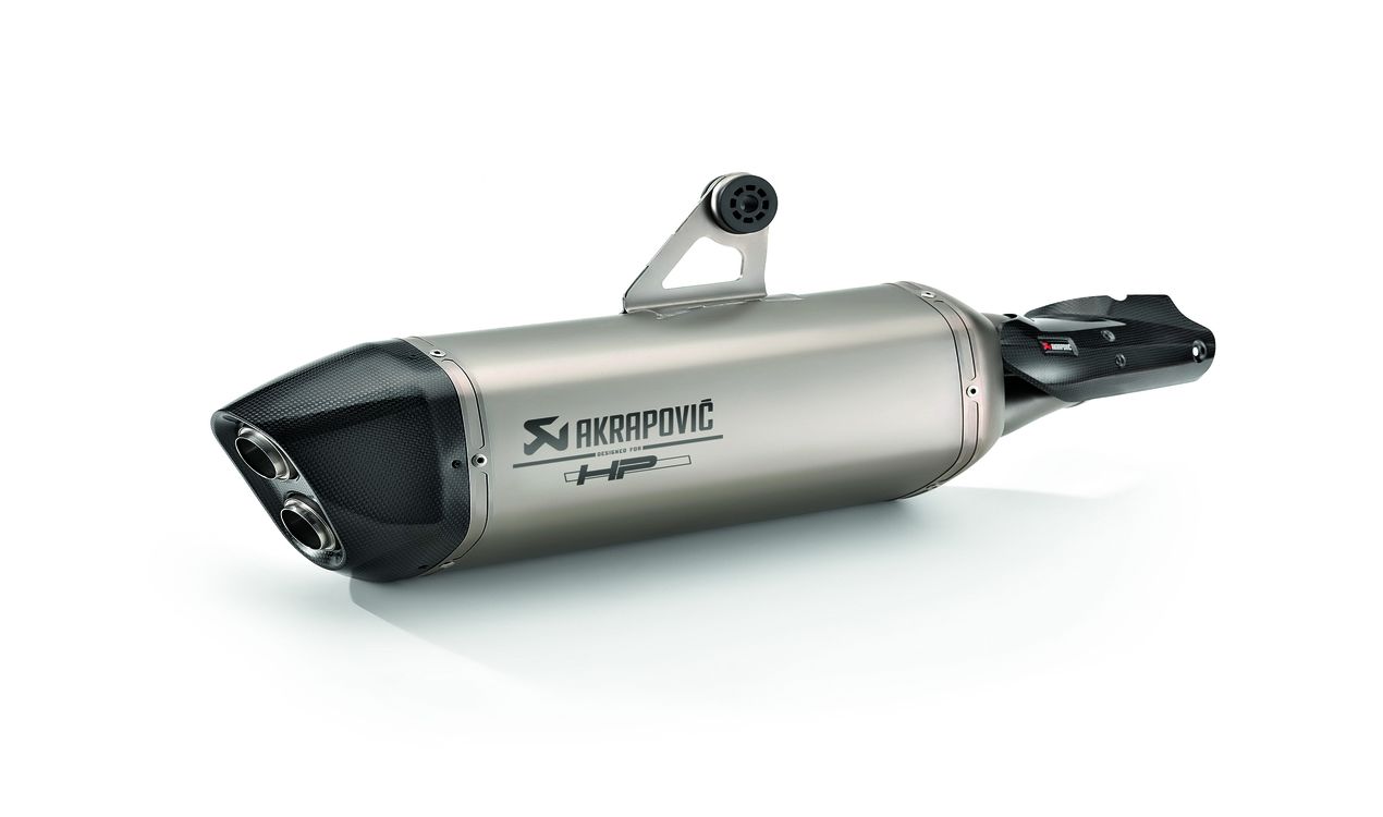 Original BMW HP Sports Silencer Exhaust Akrapovic EU4 for K50 R1200GS LC + K51 Adventure LC