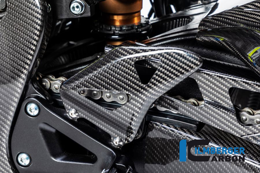 Carbon foot protection left for Suzuki GSX-R 1000 from 2017 onwards