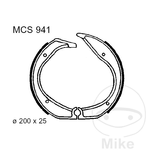 Zapatas de freno sin muelle TRW para BMW R45 N S R65G/S R65 1980-1989 R80 ST RT G/S R100