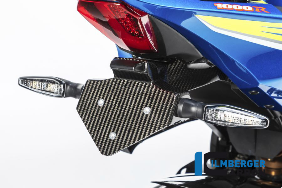 Carbon License Plate Holder for Suzuki GSX-R 1000 / R from 2017