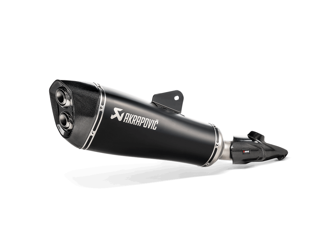 Auspensor Akrapovic de carbono de titanio negro para BMW R1250R R1250RS