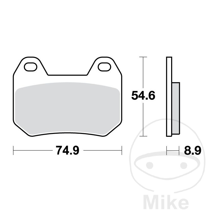 BMW K1200LT R1200CL Brake Pad Rear Standard TRW