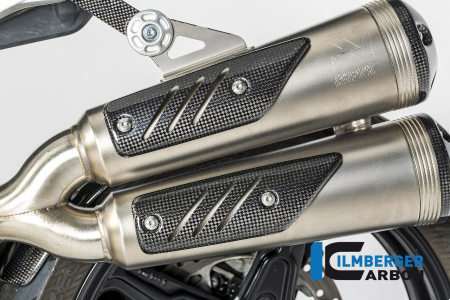 Carbon Exhaust Heat Shield Cover for BMW R nineT Scrambler '16