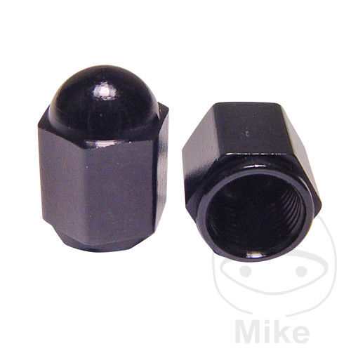 Black Aluminum Valve Cap JMP for BMW G310 GS R F850GS + Adventure K1600 GTL GT + Sport Bagger