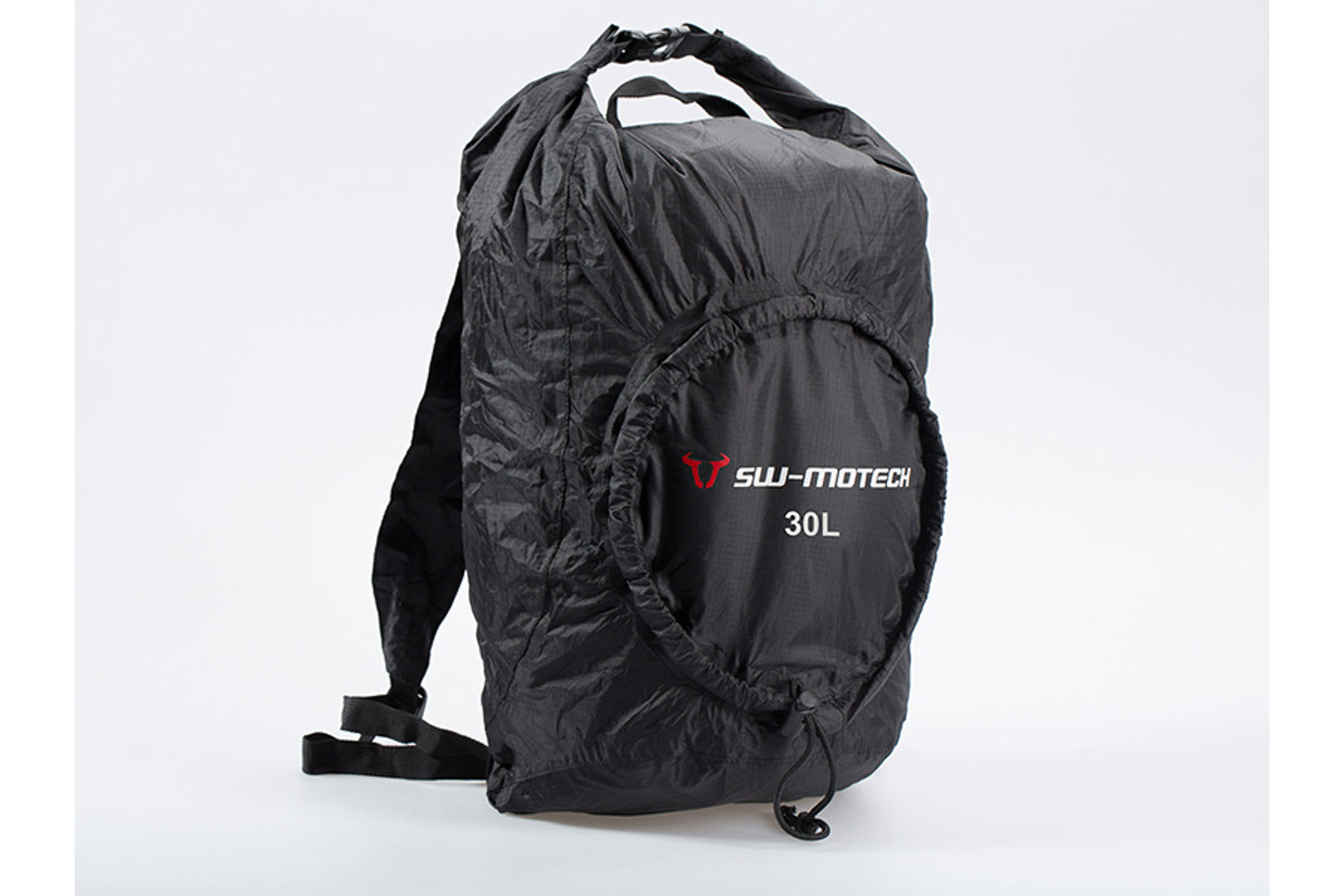 SW-Motech Flexpack Sac à dos pliable 30 l Noir Résistant à l'eau