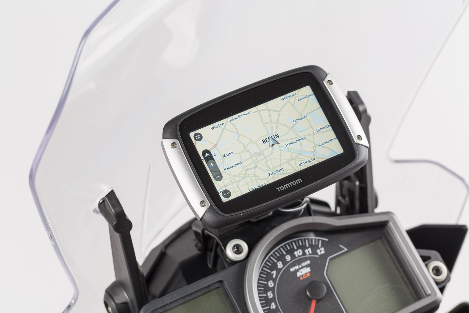 Support de navigation SW-Motech dans le cockpit noir pour KTM 1050 / 1090 / 1190 Adventure