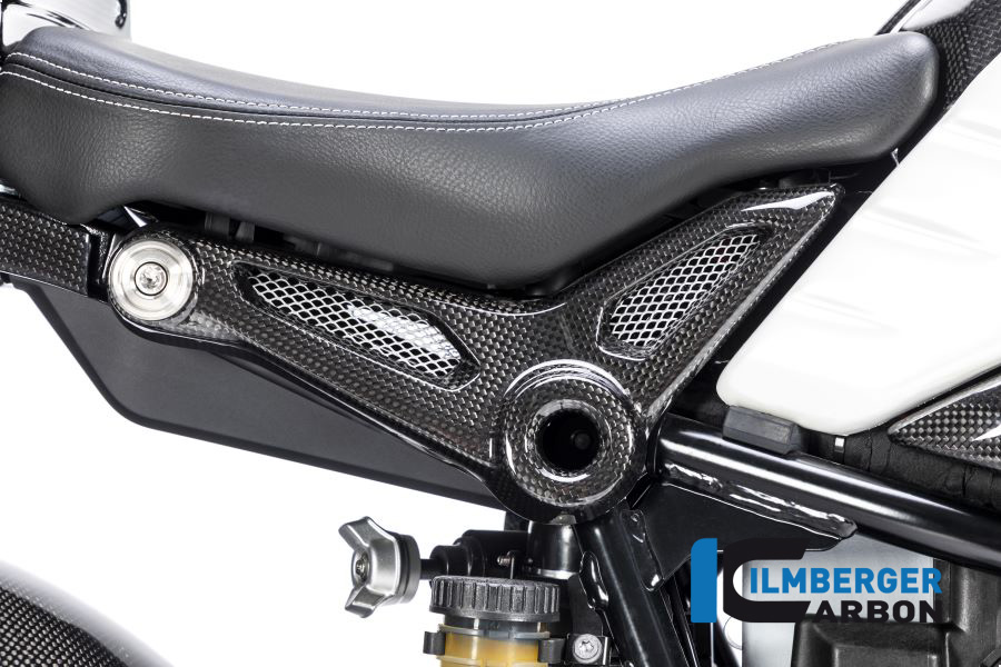 Carbon Cover on the Right Frame Tail BMW R nineT + Racer + Scrambler + Urban G/S