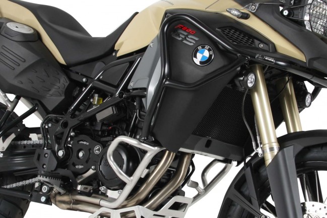 Protection de réservoir combinaison avec protection moteur d'origine noire pour BMW F800GS Adventure 2013-2018