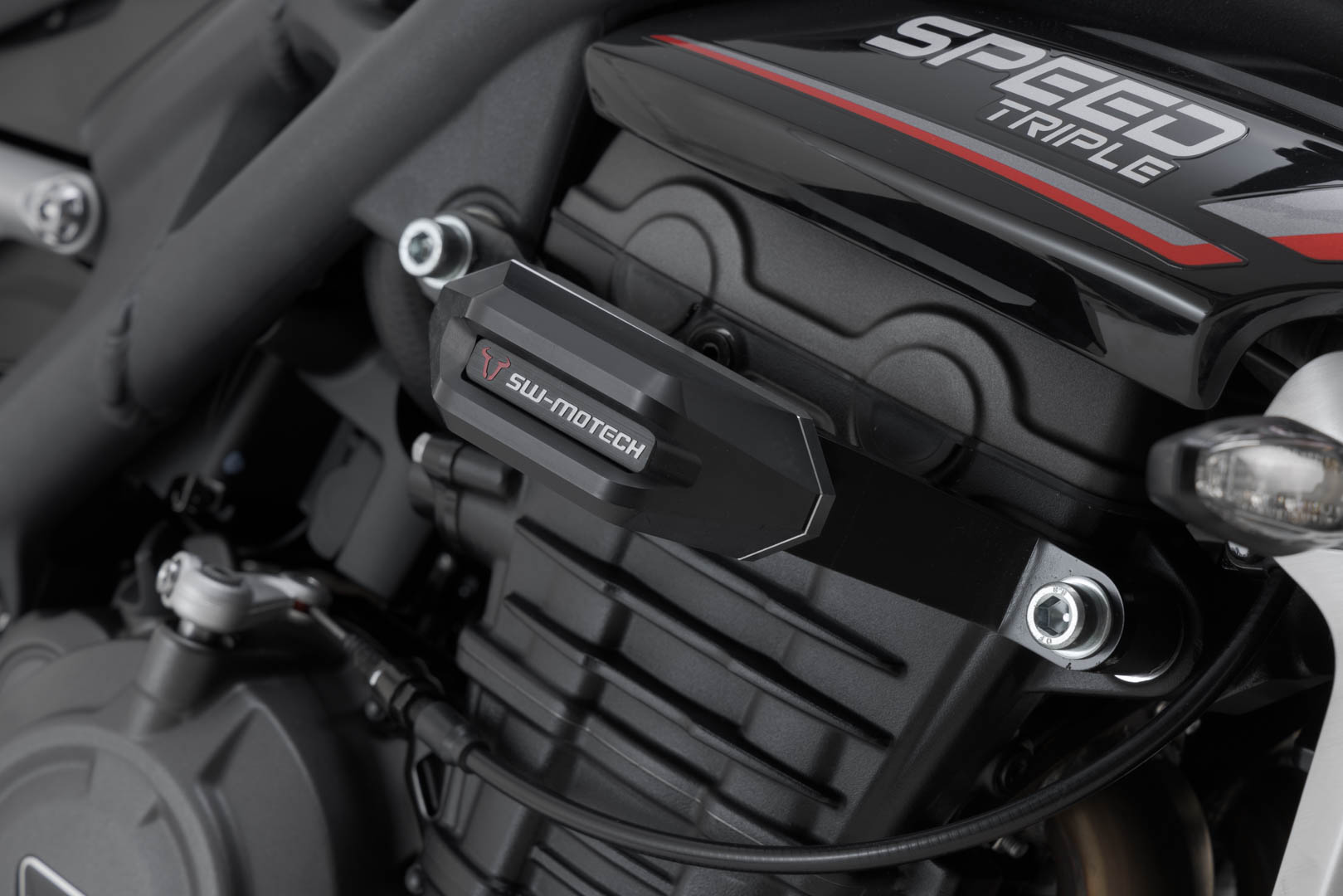 Kit de Sturzpad SW-Motech Negro para Triumph Speed Triple 1200 RS (21-)