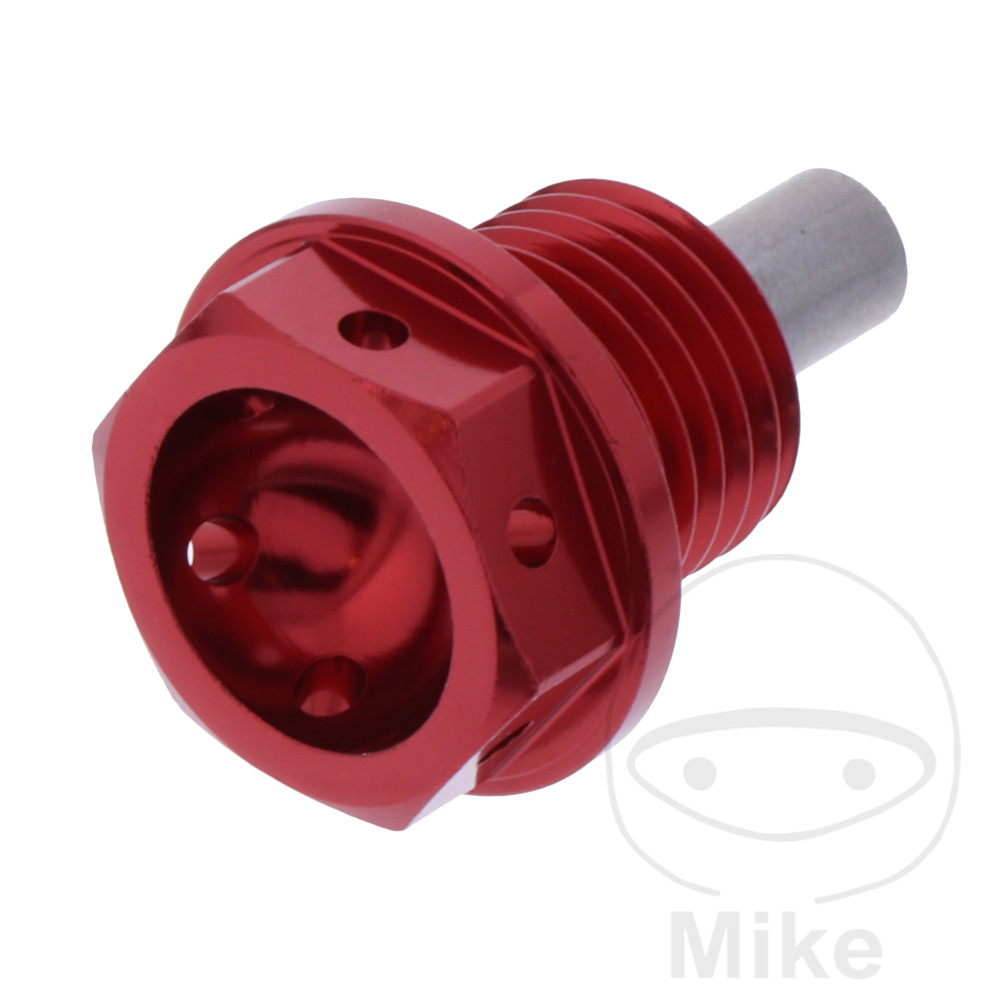 Vis de vidange magnétique JMP BOM14X1.50 mm 12 mm Alu Racing rouge pour BMW R50 R60 R69