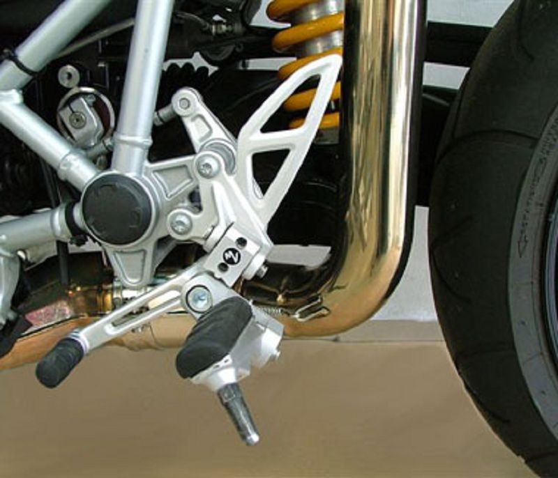 Adjustable footpeg lowering kit 40mm lower with ABE for BMW R1200S