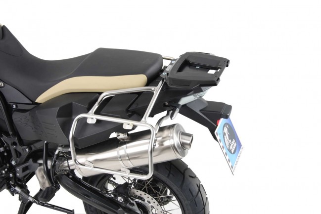 BMW F800GS Adventure Alurack - black topcase carrier rack F 800 GS Adv.