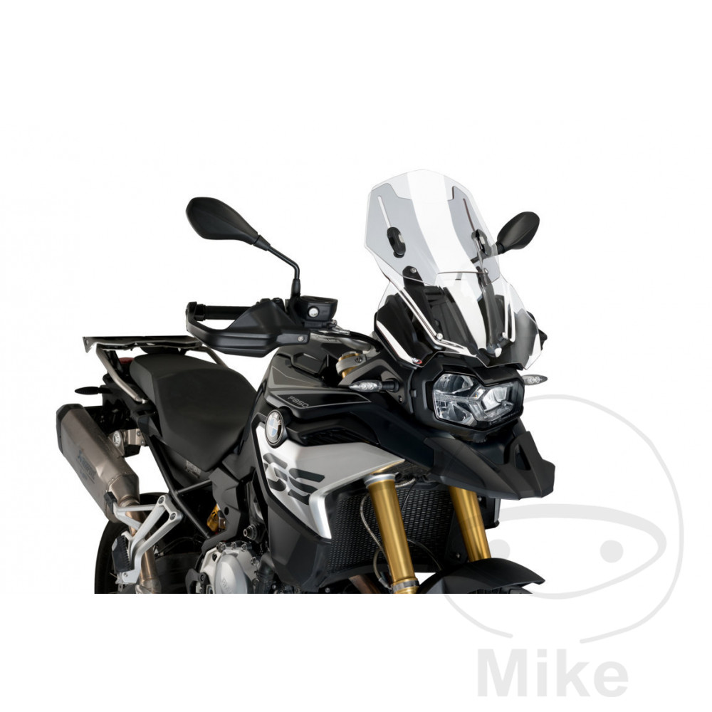 New Generation Puig Touring Screen for Naked Bike Transparent for BMW F850 GS + Adventure