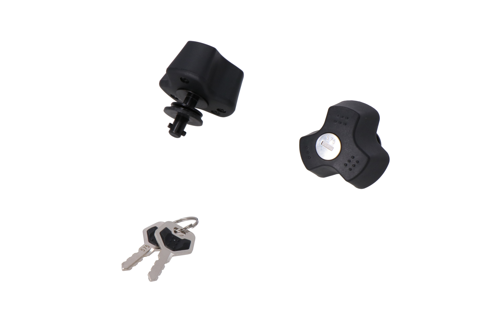 Dispositivo antifurto SW-Motech per portapacchi EVO QUICK-LOCK 2 serrature 2 chiavi