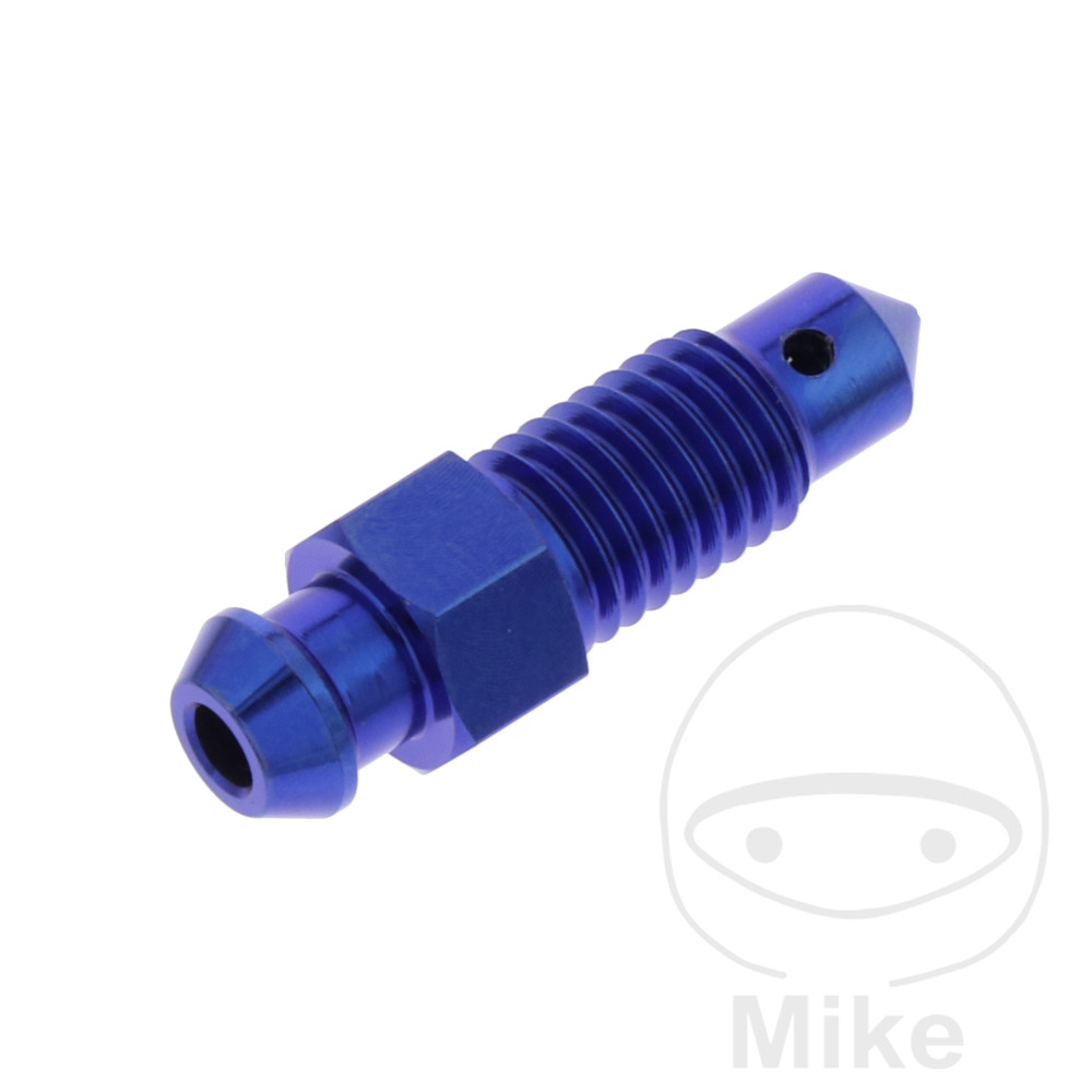 Bleed screw M7X1.00 mm blue titanium for BMW K1600GT K1600GTL K1600 Bagger K1300R