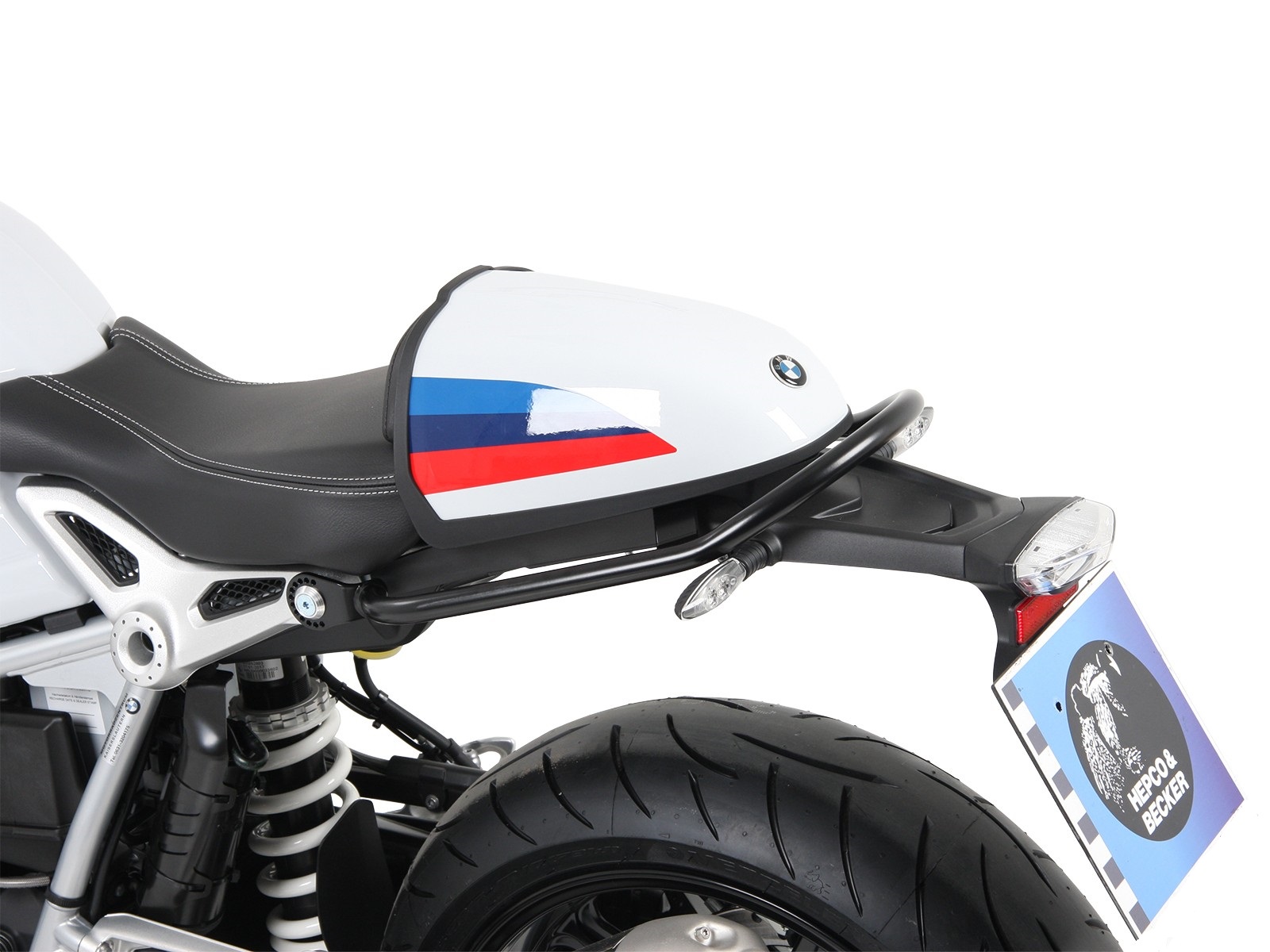 Hepco&Becker Poignée de passager / Rampe noire pour BMW R nineT Racer 2017-2023