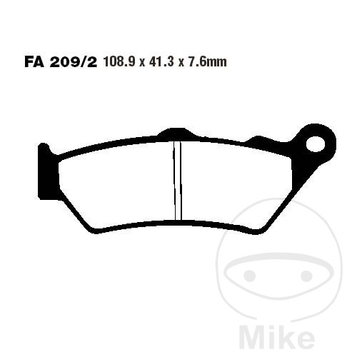 EBC Sinter HH Brake Pad for example BMW F650 C1 F800