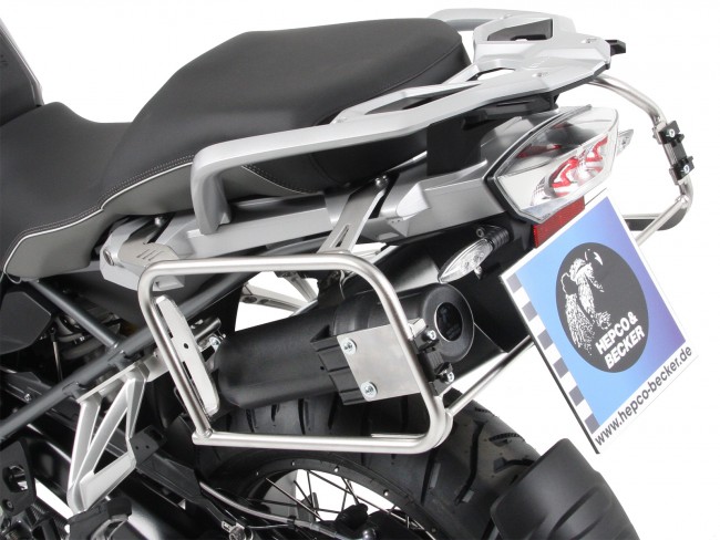 Caja de herramientas 29x8cm para soporte de maletas recortado negro para BMW R1200GS Adventure LC (2014-2018)