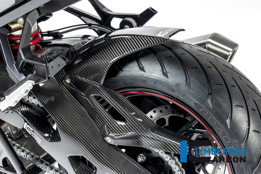 Paraurti posteriore in carbonio con protezione catena per BMW S1000XR dal modello anno 2020