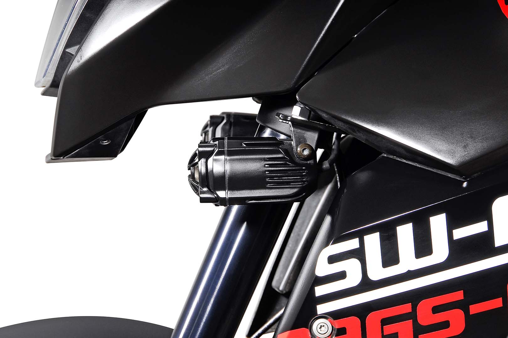 Soporte de faro SW-Motech negro para KTM 990 SMT (08-14)